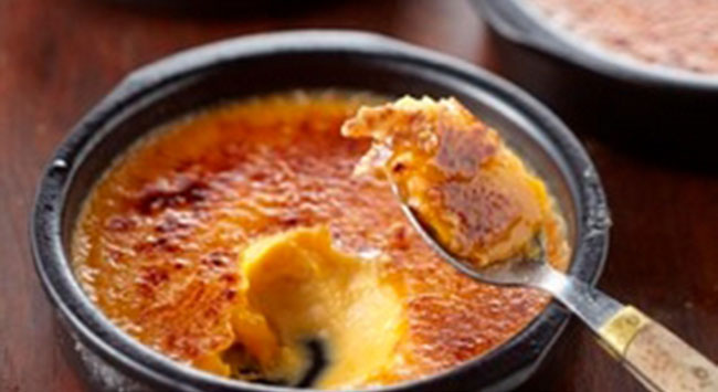 Zoete aardappel: Crème brûlée