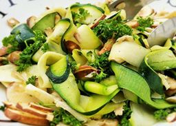 Recept courgetti met champignons