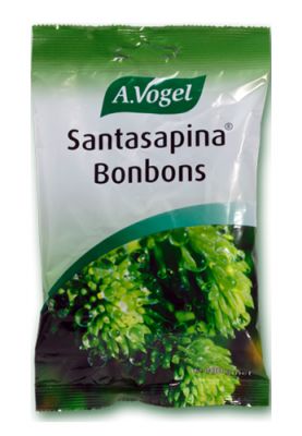 Santasapina keelpastilles bij kriebel in de keel