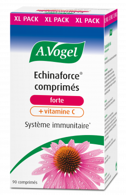 Packshot Echinaforce forte + vitamine C 90 comprim
