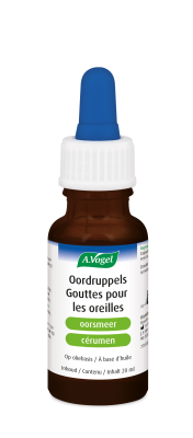 Packshot van A.Vogel Oordruppels oorhygiëne – 20 ml flesje voor natuurlijke oorverzorging