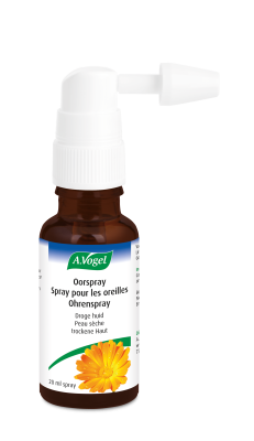 Packshot van A.Vogel Oorspray Droge Huid – 20 ml spray voor verzorging van de gehoorgang