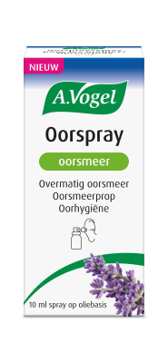 Packshot van A.Vogel Oorspray Oorsmeer – 10 ml medisch hulpmiddel bij oorhygiëne