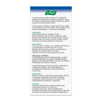 Packshot A.Vogel Spray pour les oreilles – Cérumen, 10 ml