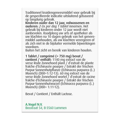 Verpakking van Echinaforcemed traditioneel kruidengeneesmiddel bij verkoudheidssymptomen