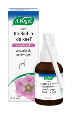 Packshot A.Vogel Spray kriebel in de keel – natuurlijke verzachting bij een droge keel