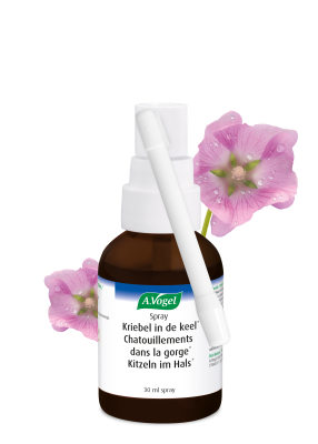 Packshot A.Vogel Spray kriebel in de keel – natuurlijke verzachting bij een droge keel