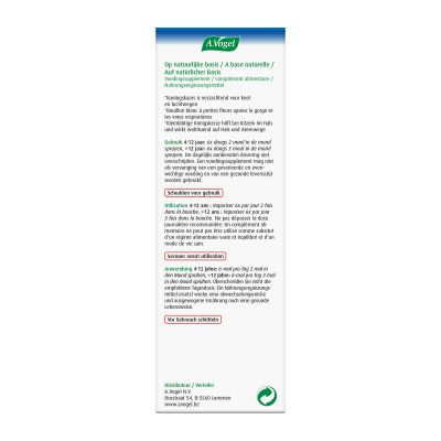 Packshot du Spray gorge A.Vogel – Pour apaiser les chatouillements dans la gorge*
