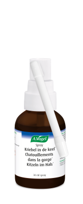 Packshot du Spray gorge A.Vogel – Pour apaiser les chatouillements dans la gorge*