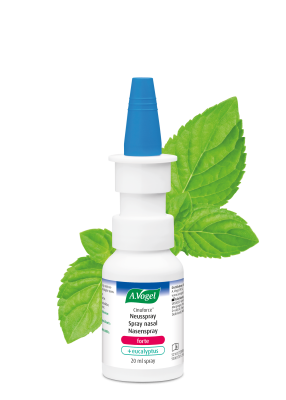 Packshot Cinuforce Neusspray forte + eucalyptus – A.Vogel