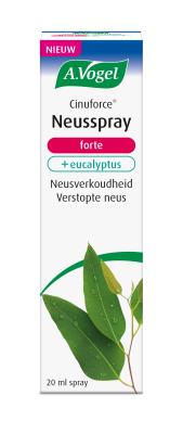 Packshot Cinuforce Neusspray forte + eucalyptus – A.Vogel