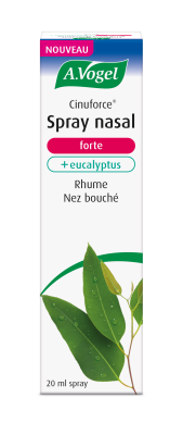 Packshot Cinuforce Spray nasal forte + eucalyptus – A.Vogel