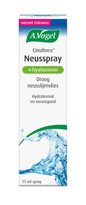 Packshot Cinuforce Neusspray + hyaluronan – droog neusslijmvlies (medisch hulpmiddel)