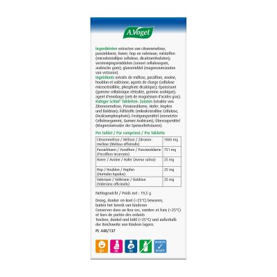 A.Vogel Sommeil de qualité 60 comprimés – complément alimentaire