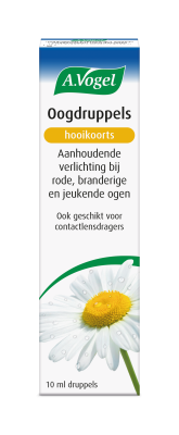 Pollinosan hooikoorts oogdruppels bij jeukende en rode ogen door allergie