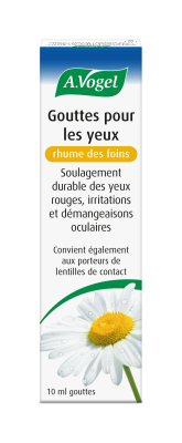 Gouttes yeux allergie Pollinosan pour yeux rouges et irrités par le pollen