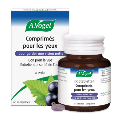 Complément alimentaire A.Vogel pour soutenir la vision avec zinc, lutéine et zéaxanthine