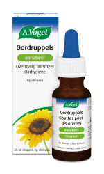 Packshot van A.Vogel Oordruppels oorhygiëne – 20 ml flesje voor natuurlijke oorverzorging