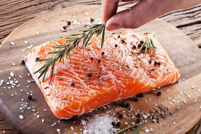 voedingstips - overgang - zalm