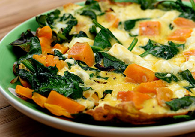 Gezonde lunch recepten - Sweet-frittata