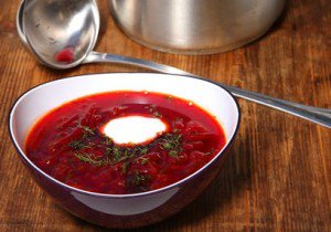 Herfstgerechten - borscht