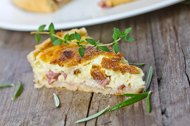 Slanke varianten winterse gerechten - quiche lorraine