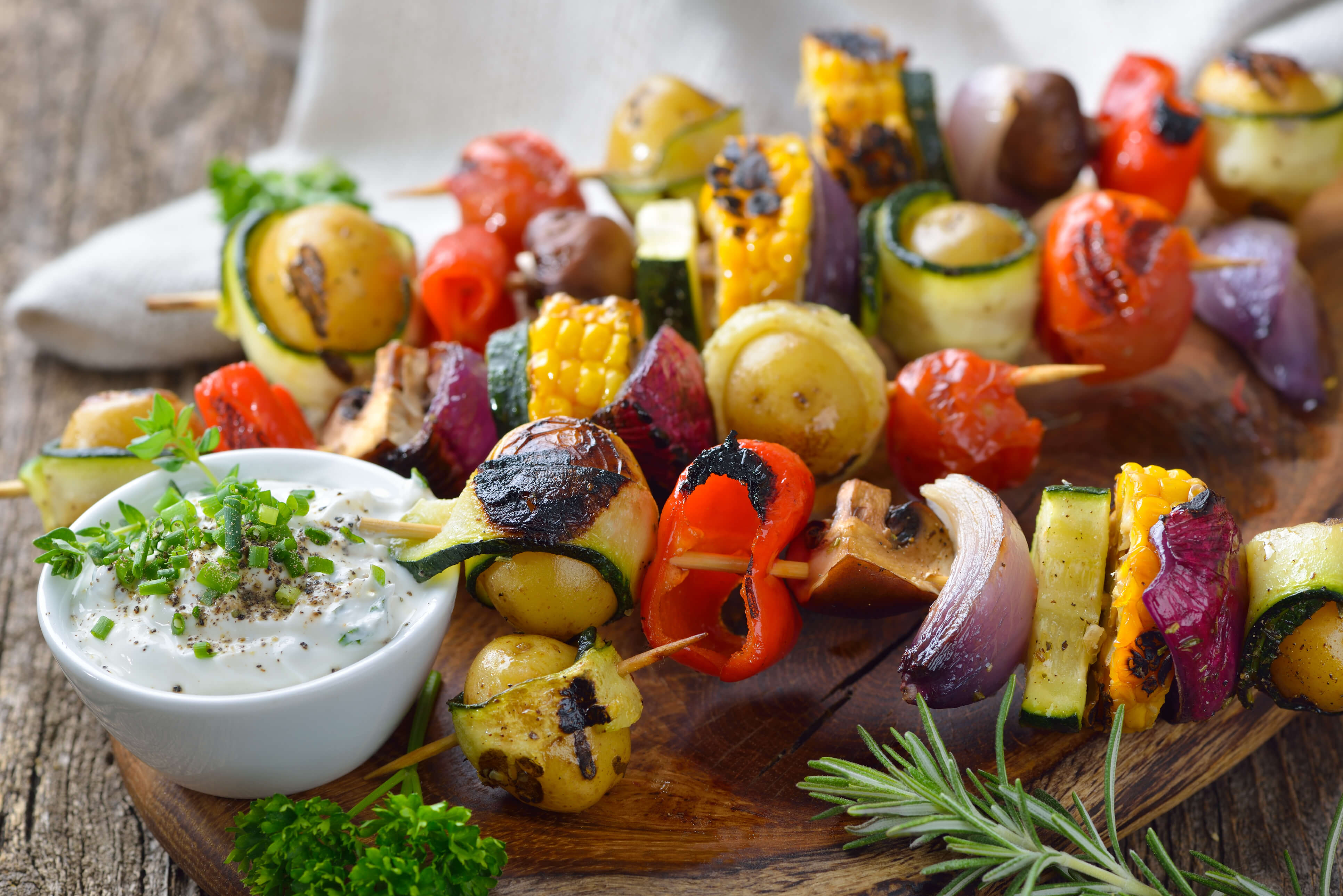 brochette de légumes