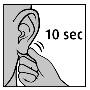 Icone massage oreille icoontje massage oor