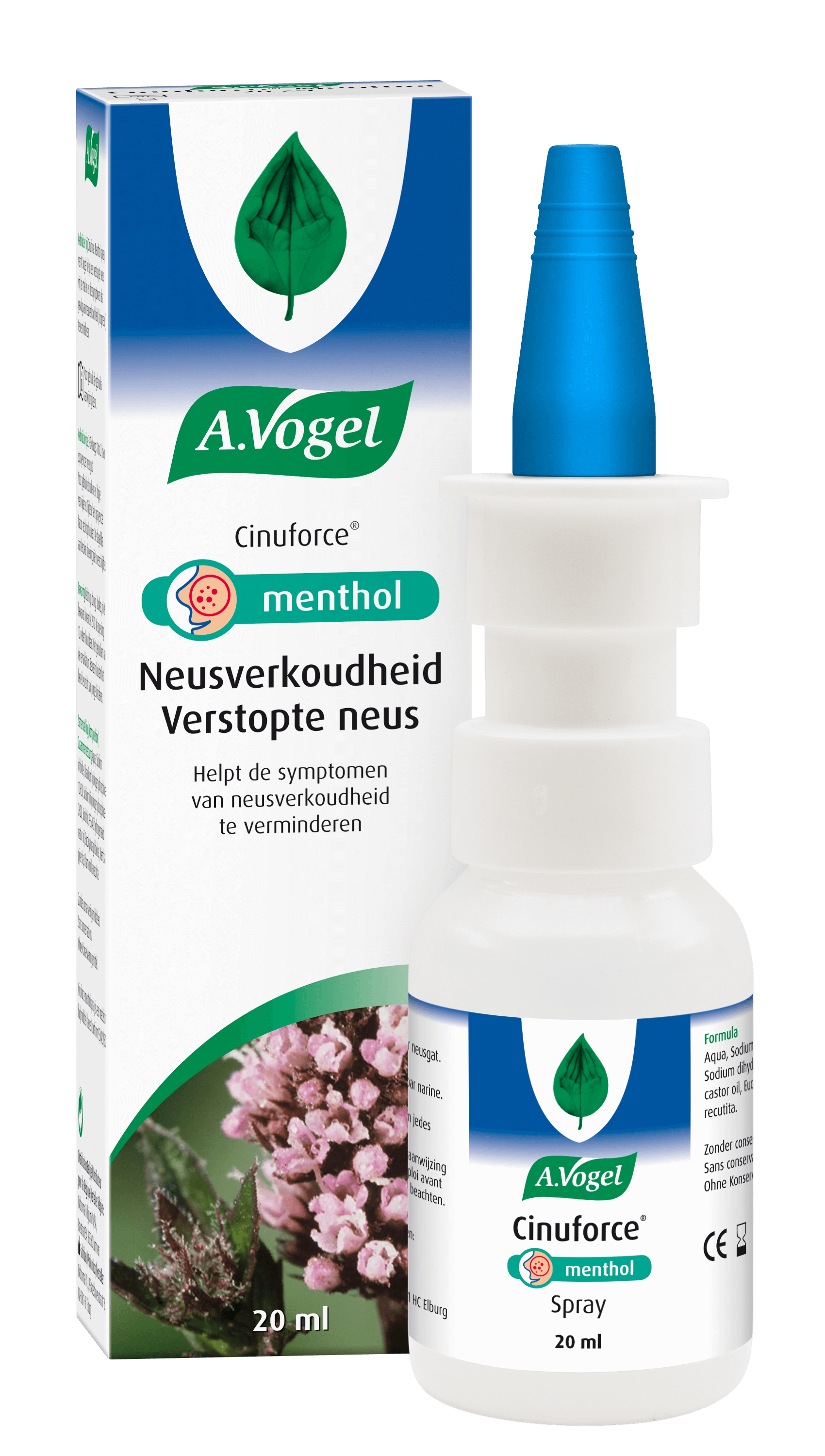 deuropening Vrijlating blaas gat Cinuforce neusspray verstopte neus | A.Vogel producten