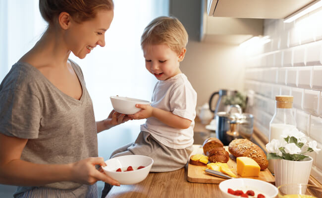 rituel matin petit-déjeuner