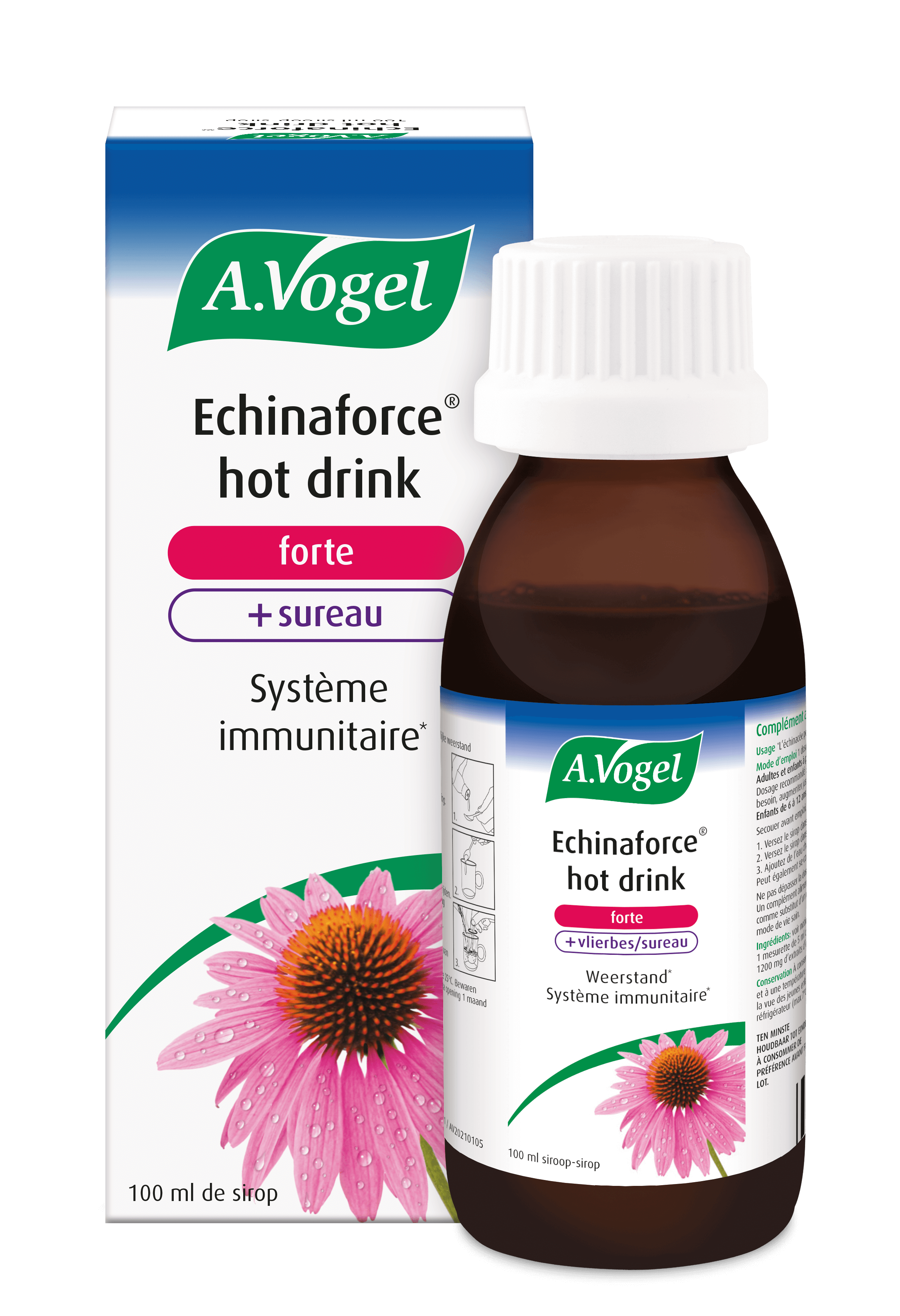 Echinaforce Hotdrink Système immunitaire | A.Vogel Produits