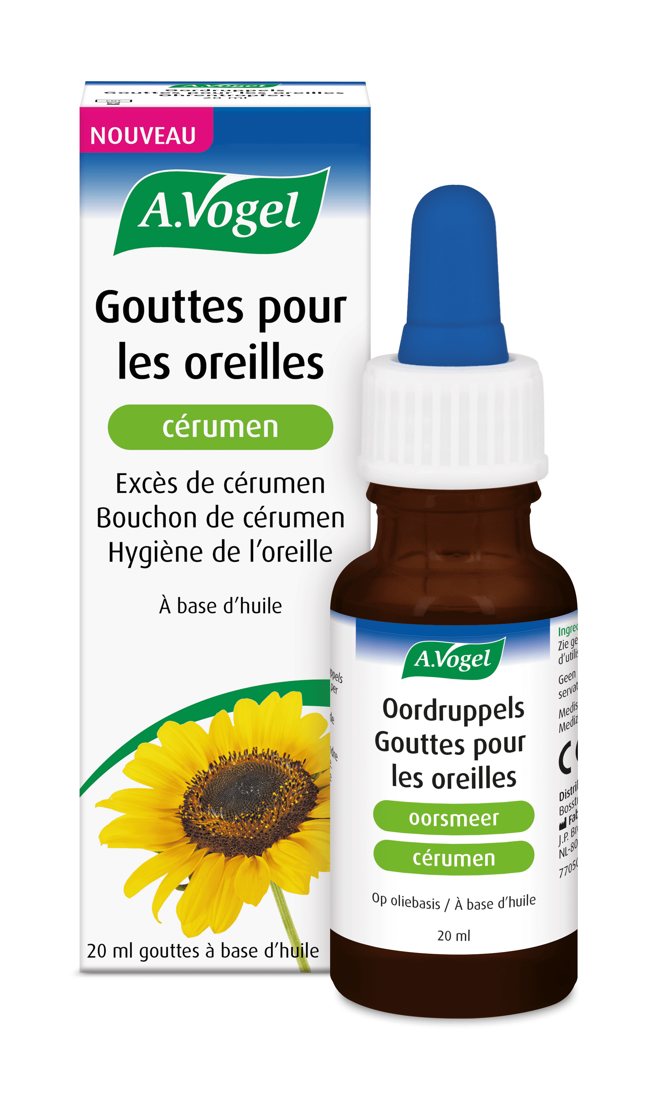 Gouttes pour les oreilles - Cérumen. En cas d'excès de cérumen, de