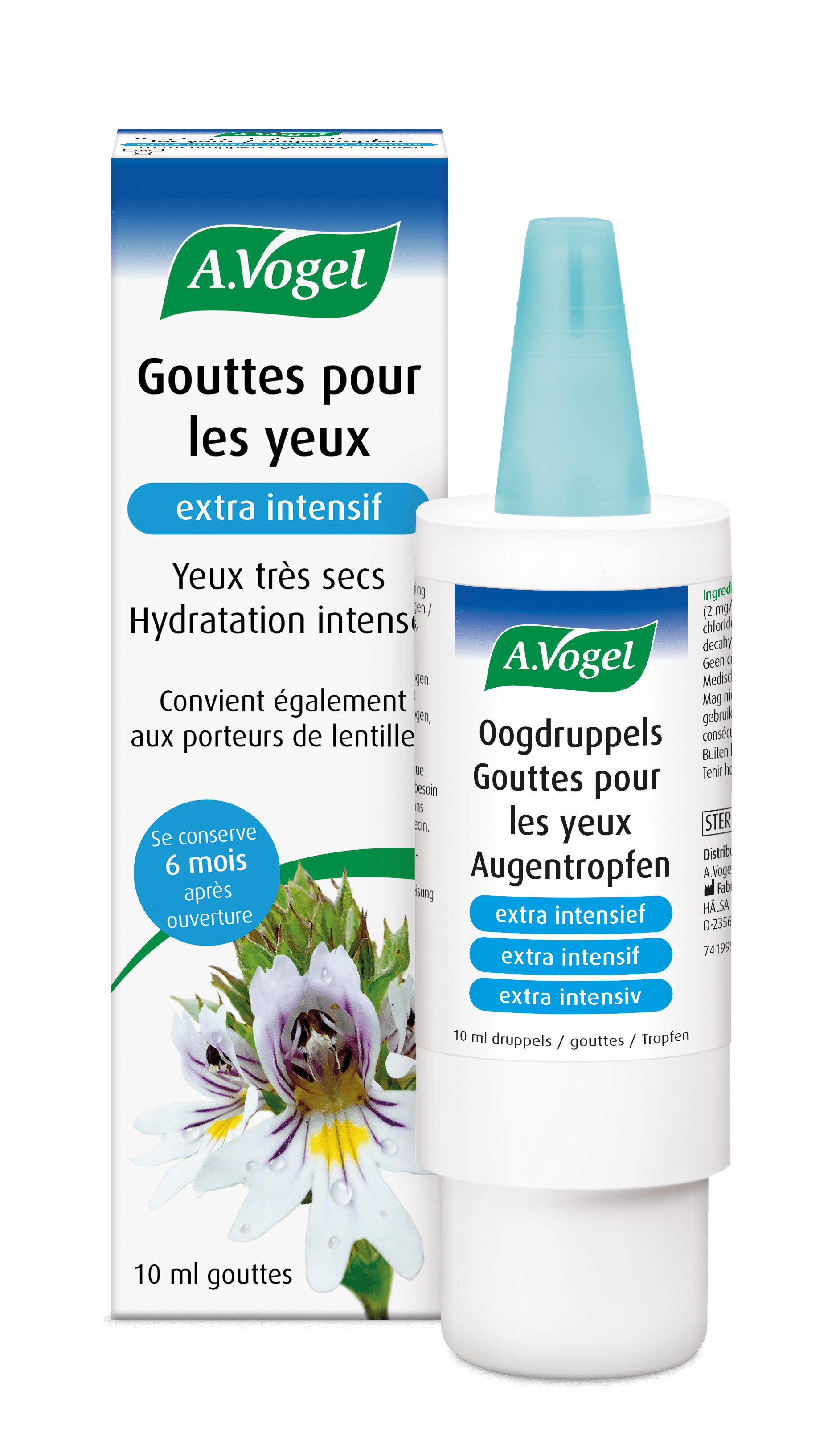 Collyre Extra intensif Gouttes pour les yeux pour hydrater les yeux très  secs et très irrités