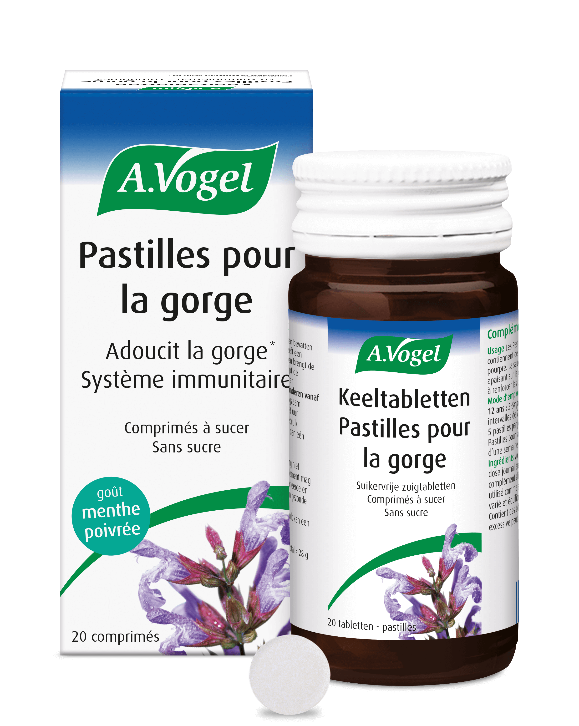 Pastilles pour la gorge - Adoucit la gorge et aide à soutenir les défenses  naturelles