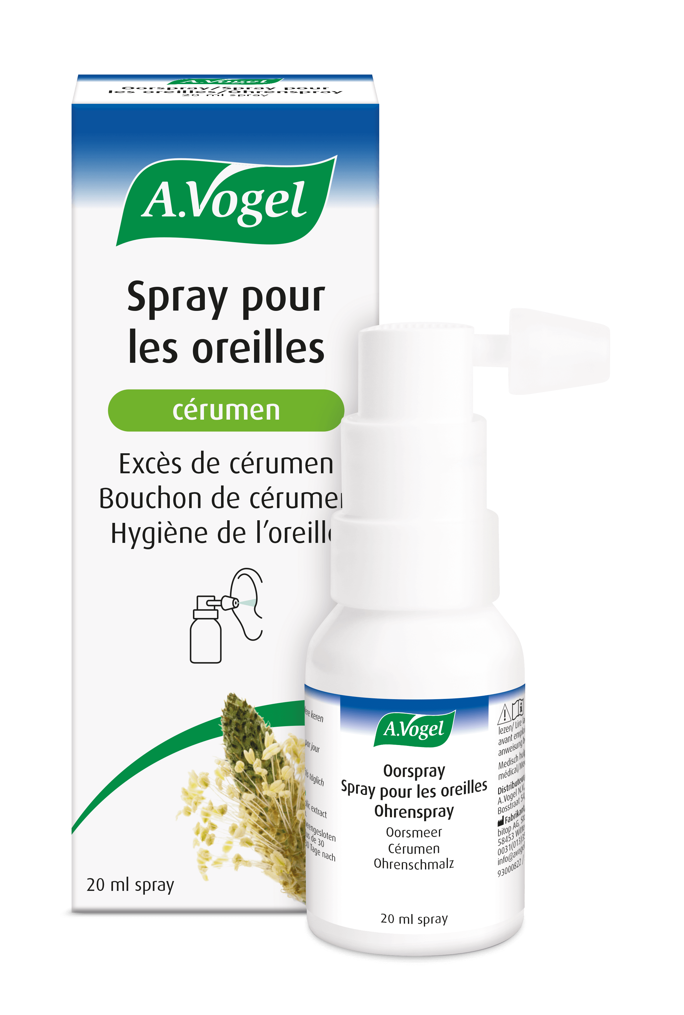 Spray pour les oreilles cérumen | A.Vogel Produits