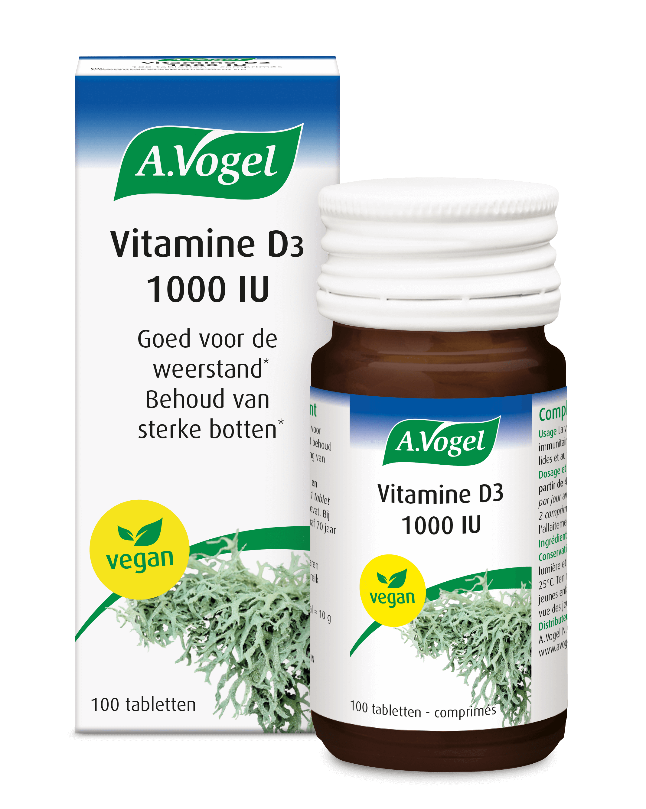 Vitamine D3 1000 IU Weerstand, botten en tanden | A.Vogel Producten