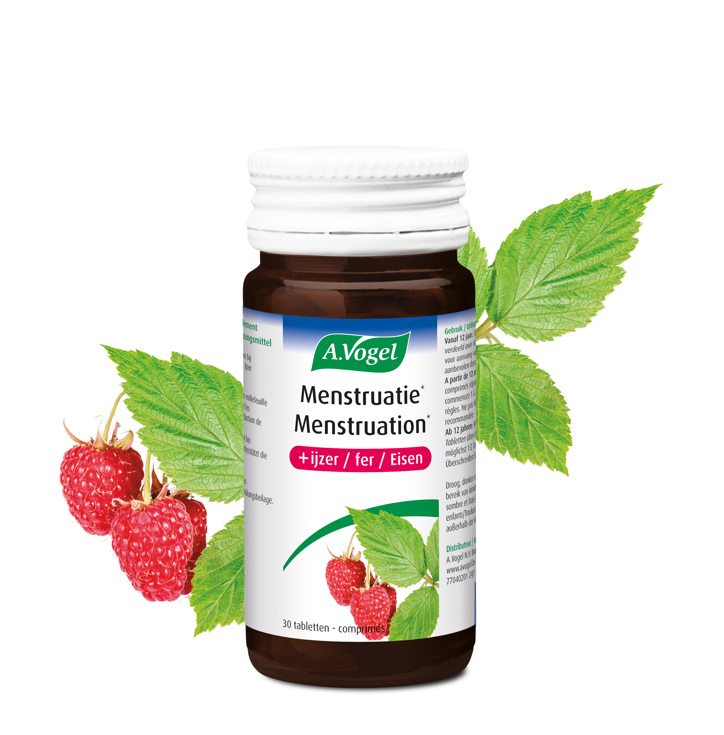 productfoto van menstruatietabletten van A.Vogel